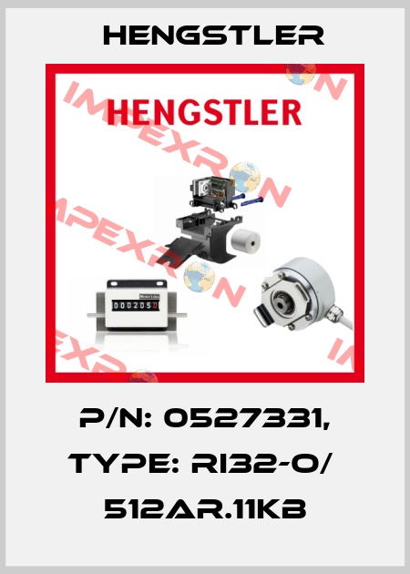 p/n: 0527331, Type: RI32-O/  512AR.11KB Hengstler