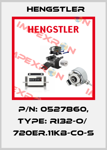 p/n: 0527860, Type: RI32-O/  720ER.11KB-C0-S Hengstler