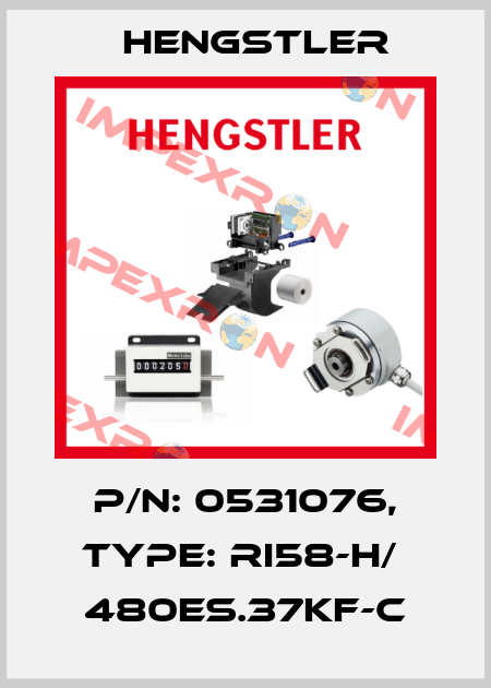 p/n: 0531076, Type: RI58-H/  480ES.37KF-C Hengstler