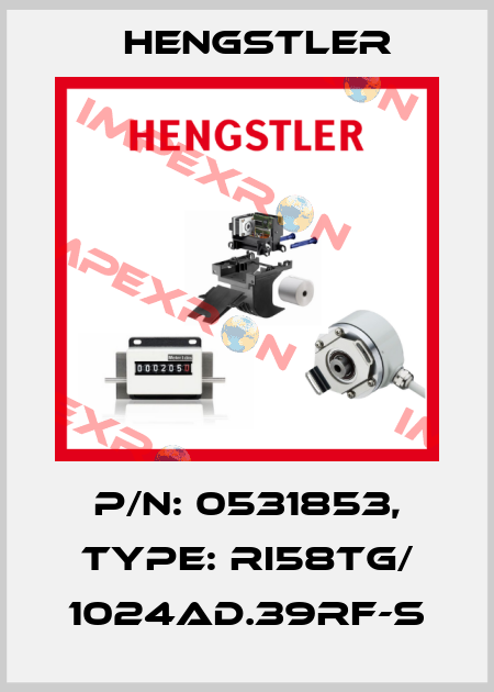 p/n: 0531853, Type: RI58TG/ 1024AD.39RF-S Hengstler