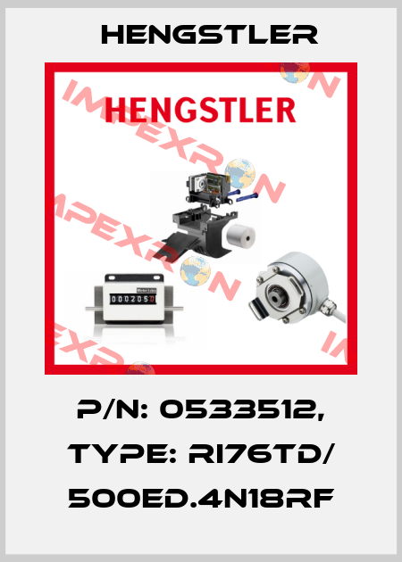 p/n: 0533512, Type: RI76TD/ 500ED.4N18RF Hengstler