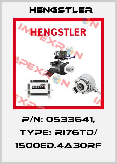 p/n: 0533641, Type: RI76TD/ 1500ED.4A30RF Hengstler