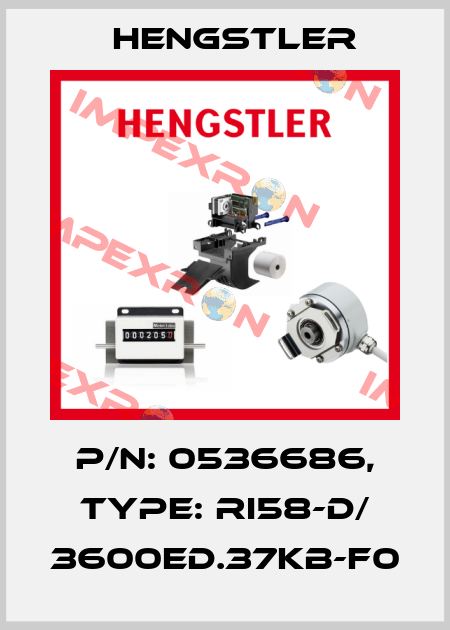 p/n: 0536686, Type: RI58-D/ 3600ED.37KB-F0 Hengstler