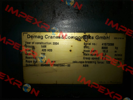 ROPE FOR:41573288  Demag