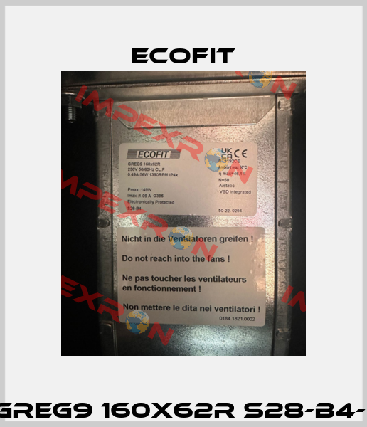 GREG9 160X62R S28-B4-1 Ecofit