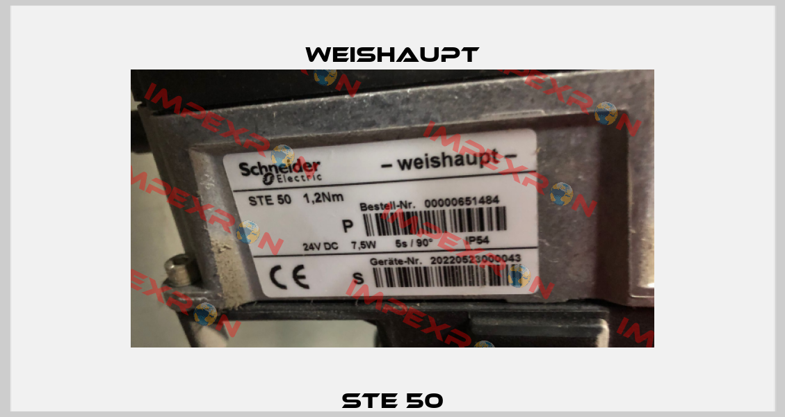 STE 50 Weishaupt