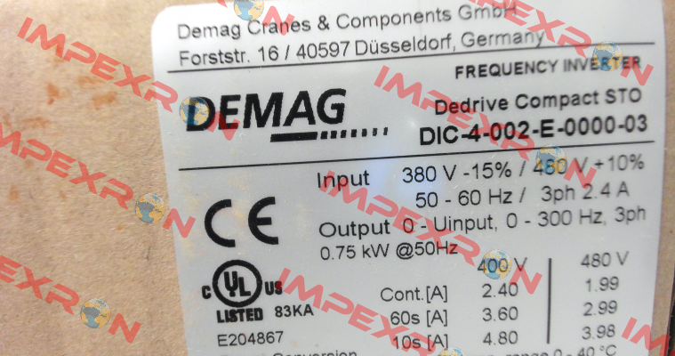 DIC-4-002-E-0000-03 Demag