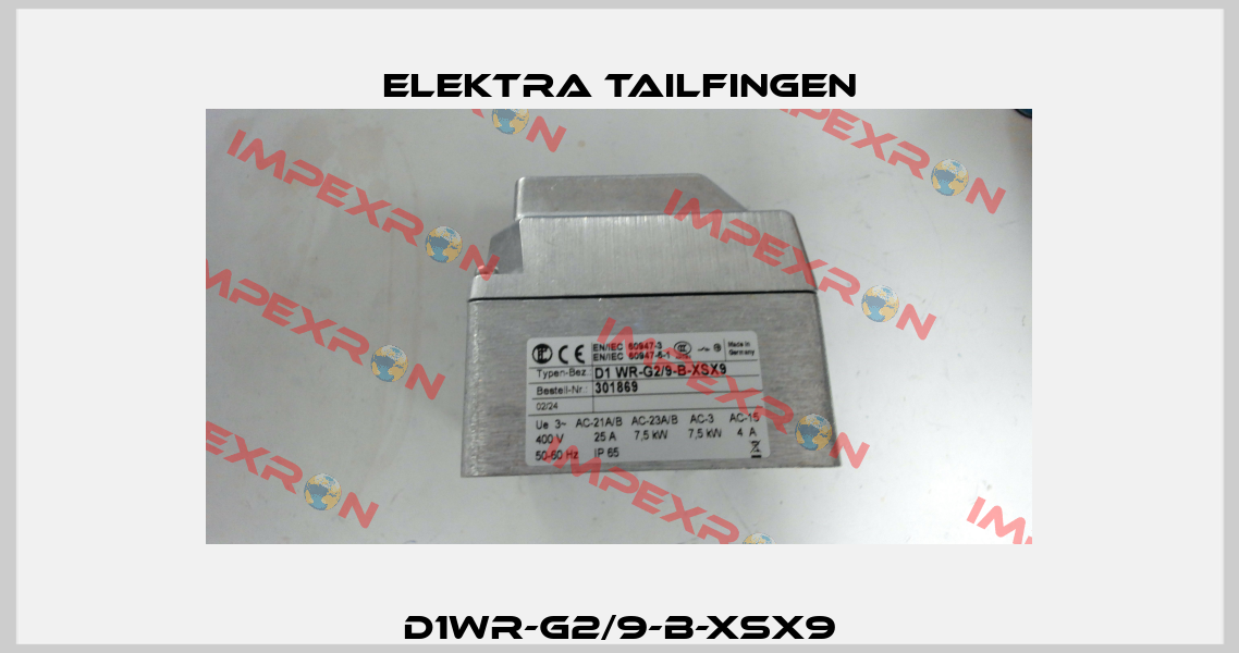 D1WR-G2/9-B-XSX9 Elektra Tailfingen