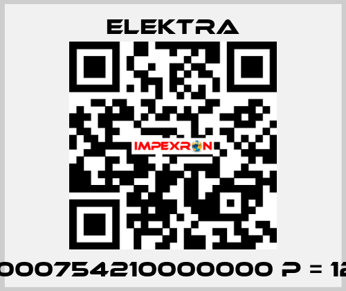 04001000754210000000 P = 120 mm ELEKTRA