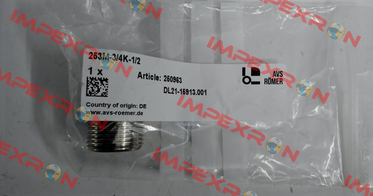 PN: 250963 / 253M-3/4K-1/2 RÖMER