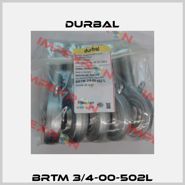 BRTM 3/4-00-502L Durbal