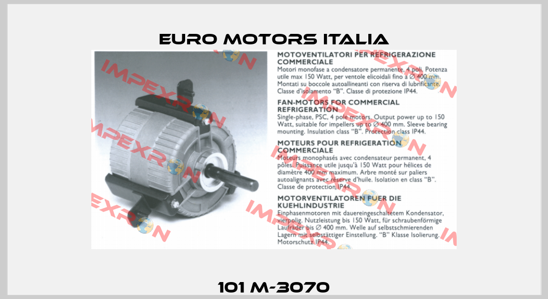 101 M-3070 Euro Motors Italia