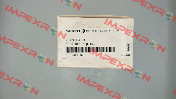P/N: 018.2401.160, Type: SO 42421-8-1/8 Serto