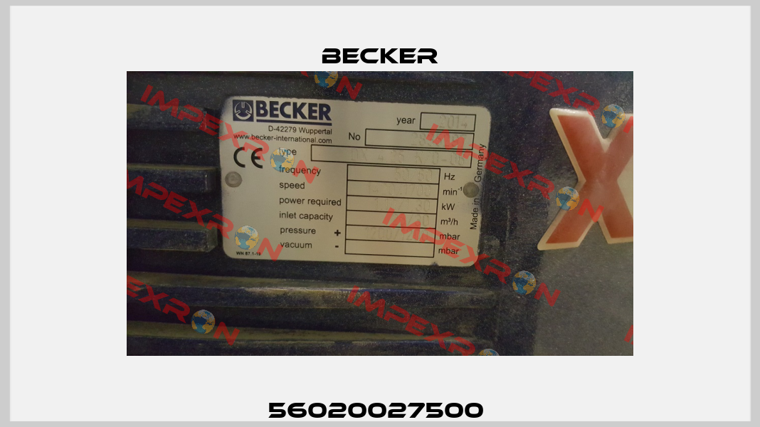 56020027500  Becker