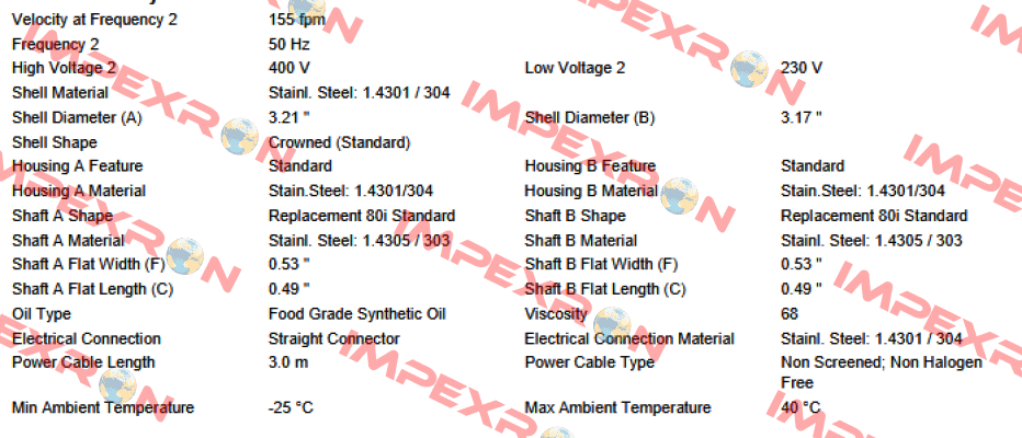 MI-DM0080 DM0803-AAC11E0U8EDC-200MM Interroll