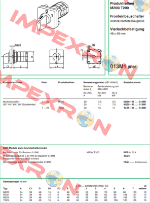 M220-61325D-013M1 Salzer