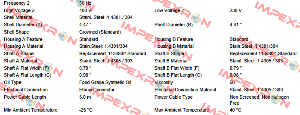 MI-DM0113 DM1133-BAC13E0U9LBD-282mm Interroll