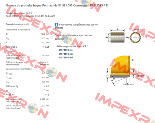 81571500 Permaglide