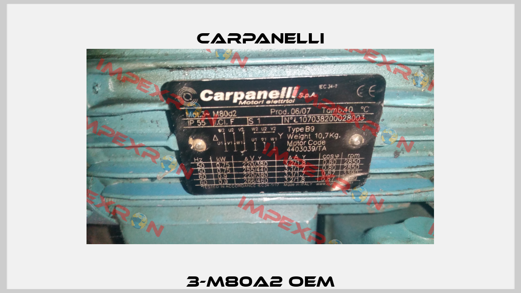 3-M80A2 OEM Carpanelli