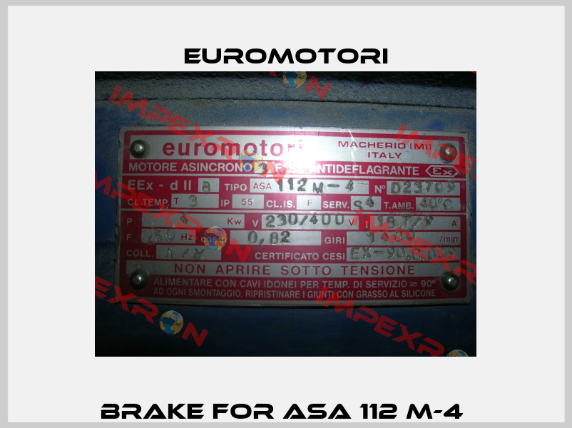 Brake for ASA 112 M-4  Euromotori