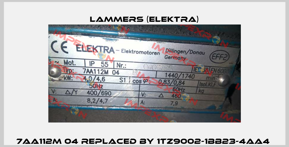 7AA112M 04 replaced by 1TZ9002-1BB23-4AA4  Lammers (Elektra)