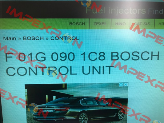 F01G0901C8 not available  Bosch