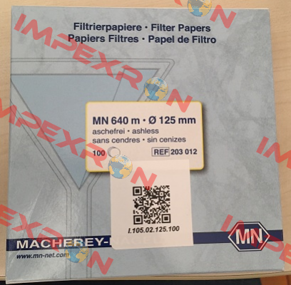 I.105.02.125 (1 packеt= 100 pcs)  Macherey Nagel