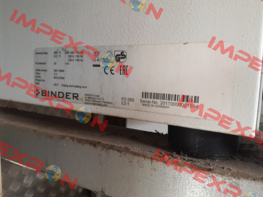 Art.Nr:9010-0309, SN:20170000001594 Binder