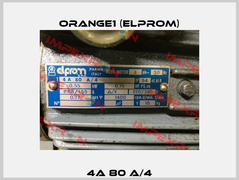 4A 80 A/4 ORANGE1 (Elprom)