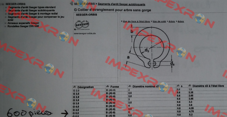 G 5.0 Seeger Orbis