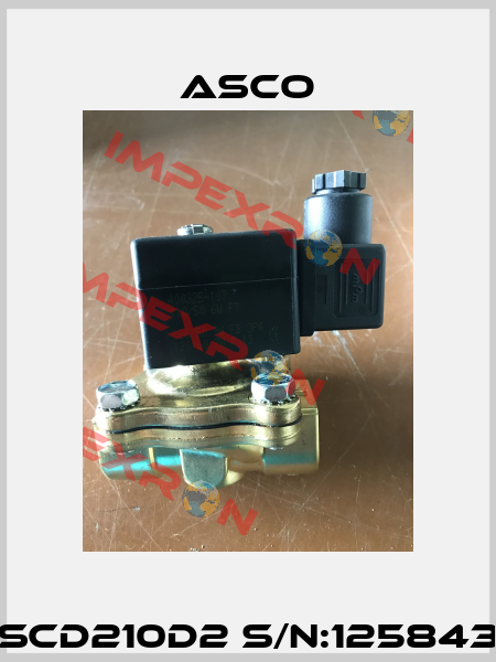 SCD210D2 S/N:125843 Asco