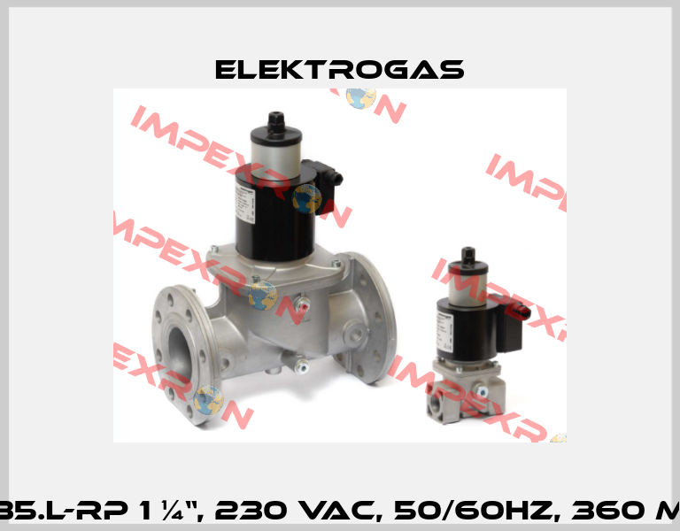 VML35.L-Rp 1 ¼“, 230 VAC, 50/60Hz, 360 mbar Elektrogas