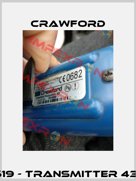 K045619 - Transmitter 433-999 Crawford