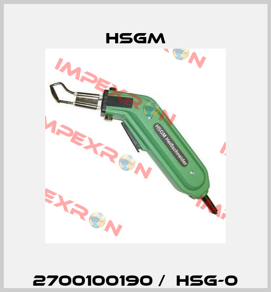 2700100190 /  HSG-0 HSGM