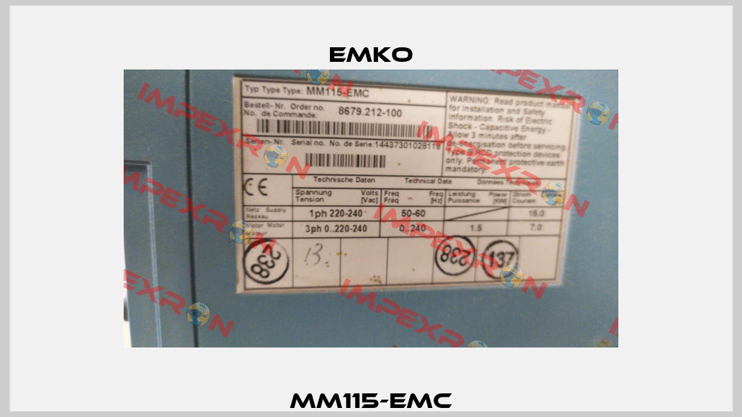 MM115-EMC EMKO
