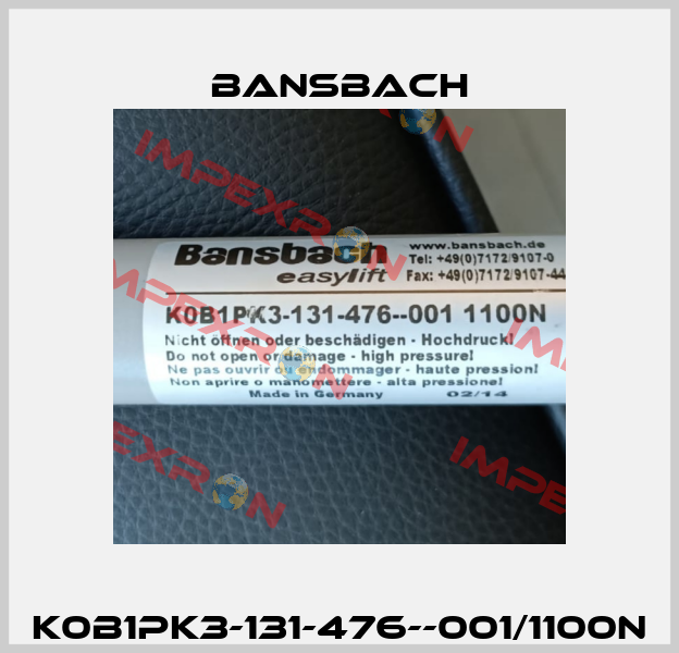 K0B1PK3-131-476--001/1100N Bansbach