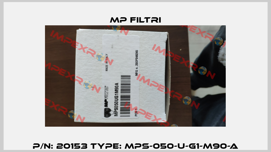 P/N: 20153 Type: MPS-050-U-G1-M90-A MP Filtri