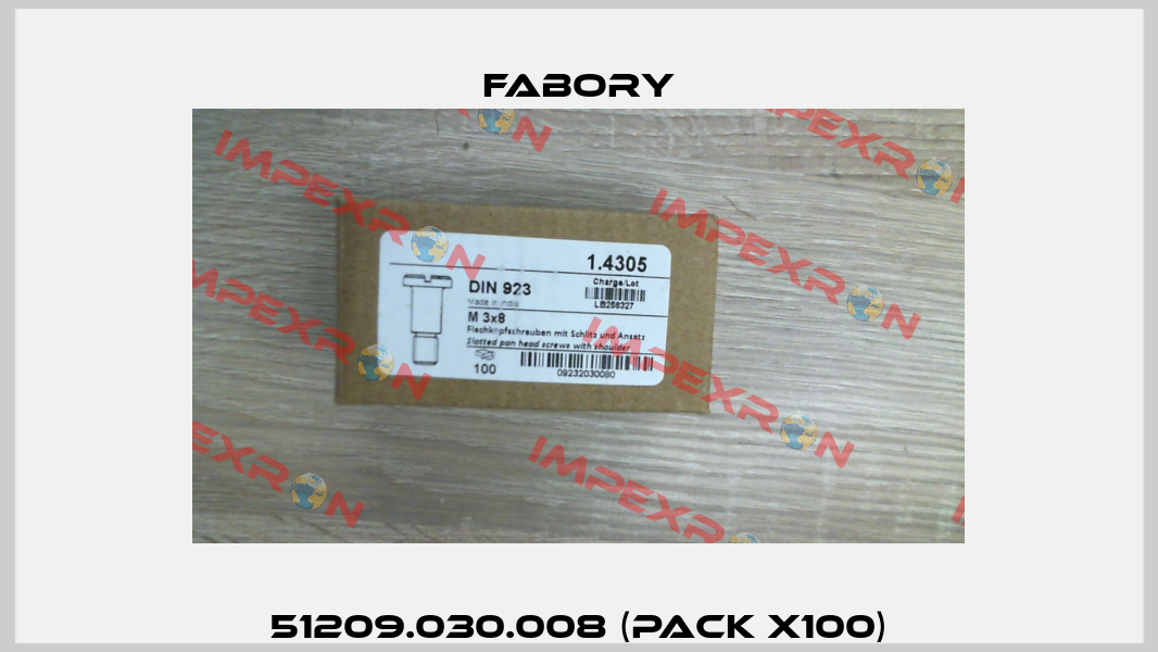 51209.030.008 (pack x100) Fabory