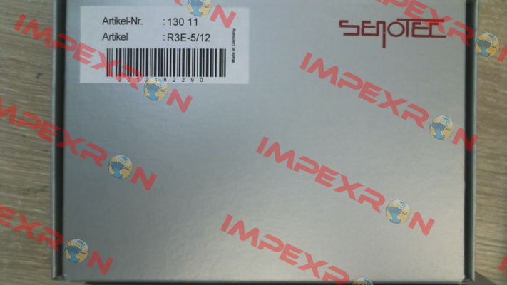 P/N: 130 11 Type: R3EW-3/8 Senotec