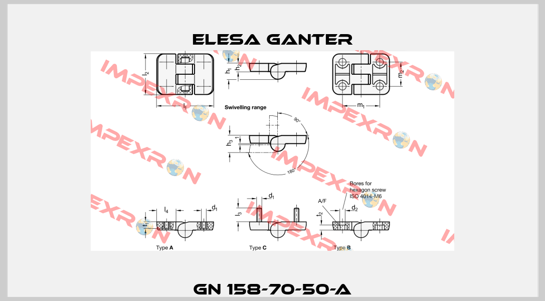 GN 158-70-50-A Elesa Ganter