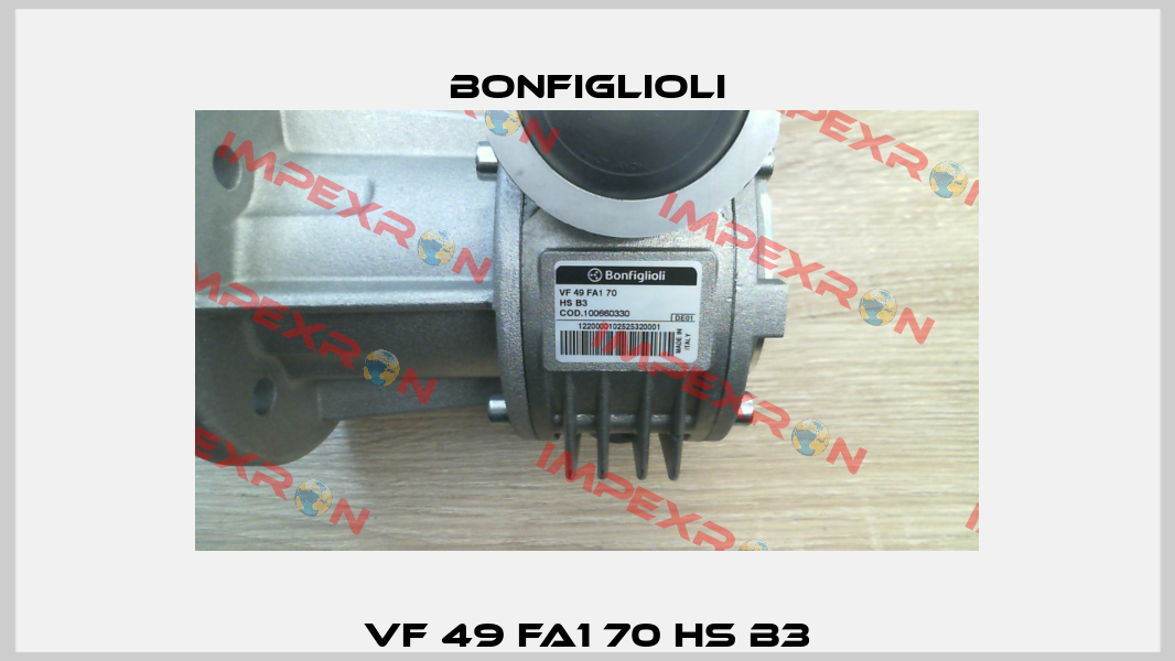 VF 49 FA1 70 HS B3 Bonfiglioli
