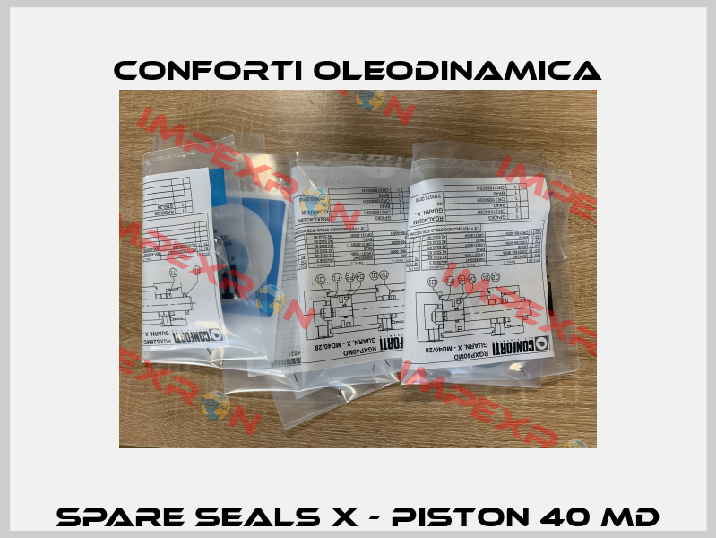 Spare Seals X - Piston 40 MD Conforti Oleodinamica
