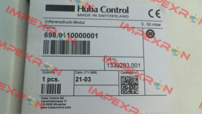 698.0110000001 Huba Control