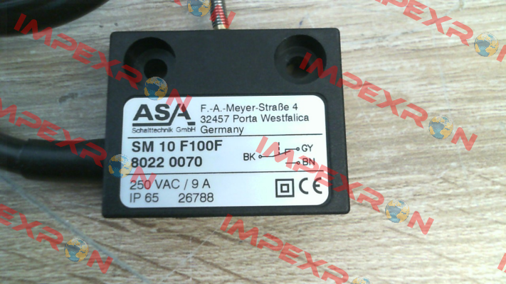 SM 10 F100F ASA Schalttechnik