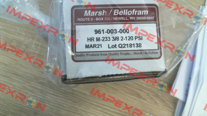 961-003-000 Bellofram