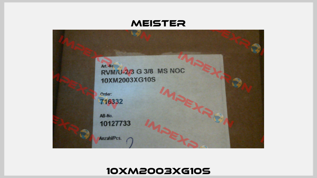 10XM2003XG10S Meister