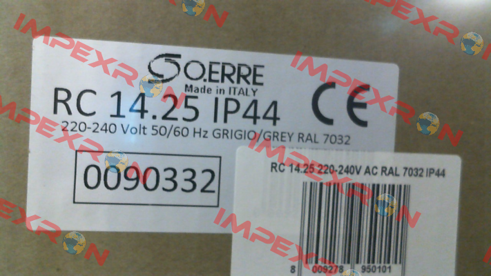 p/n: 0090332, Type: RC14.25 OERRE