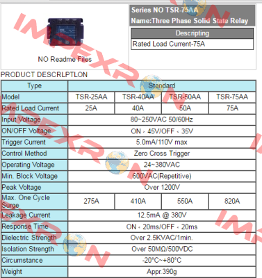 TSR-75AA  Fotek