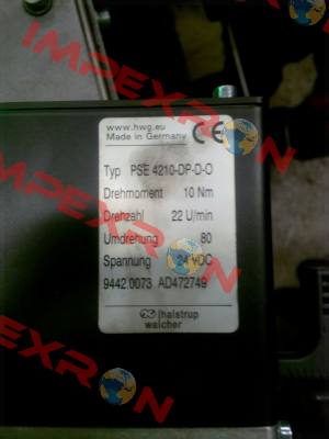 PSE4210-DP-DO Halstrup Walcher