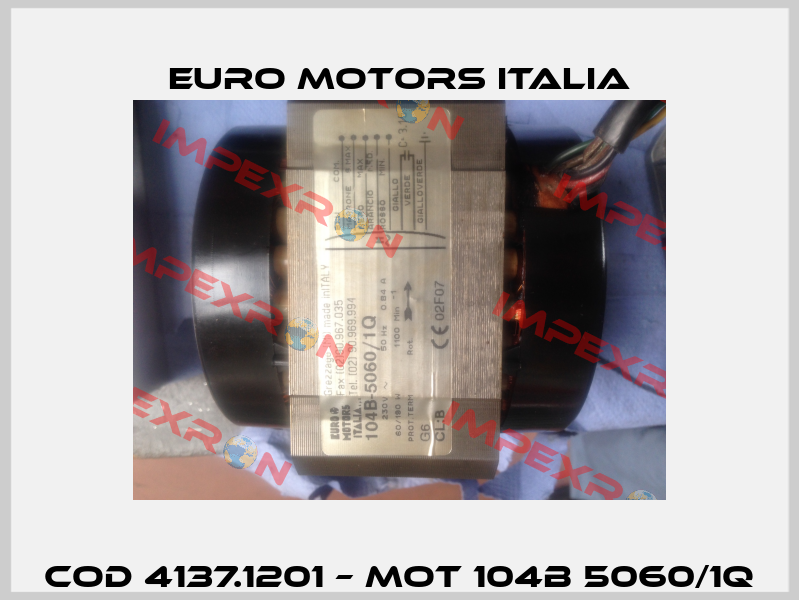 COD 4137.1201 – MOT 104B 5060/1Q Euro Motors Italia